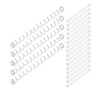 Resortes Metálicos para Diadema, 7cm, 200 Piezas, Plata | Acero Inoxidable, Mantiene Elasticidad y Resiste Deformación, para Fiestas y Eventos de Disfraz