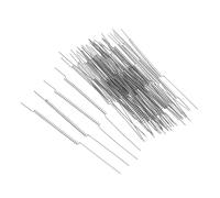 Resortes Oscilantes para Muñecas, 50 Piezas de Acero Inoxidable | Acabado Liso, Resistente Flexión, para Talleres y Figuras Mini, Color Plata