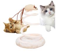 Resortes para Gatos - Juguete Ejercicio Felino | Juego De Enriquecimiento con Actividades De Caza De Ratones para Gatitos De Todas Las Razas Y Tamaños Reduce El Aburrimiento En Juego