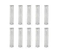 Resortes Resorte de compresión Resortes Resorte de acero inoxidable 10 piezas, 1 × 12 mm-1 50 mm compresión amortiguador for herramientas equipos eléctricos(1x12x15mm)