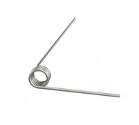 Resortes torsionales, Muelles de torsión de acero inoxidable en forma de V, 5 piezas, 0,3x4 mm, 20 mm de longitud, 45-270°(Left,0.3x4mm 4 Laps (60°))