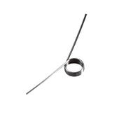 Resortes torsionales, Resorte de torsión de acero con resorte, alambre de 0,6mm, 4mm de diámetro exterior, brazo de 25mm, ángulos de giros múltiples, 10 Uds.(0.6x4mm-2 Turns - 240°)