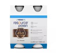 Resource Protein Solución Oral Chocolate 200ml x4 Botella Emulsión Oral