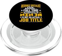 Resource Specialist Job Title - Funny Resource Expert PopSockets PopGrip para MagSafe