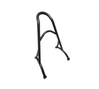 Respalda para moto Ajuste para Harley Sportster Iron 883 1200 XL 2004-2017 15 "barra Sissy corta respaldo desmontable para pasajero negro Cojín de respaldo extraíble