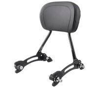 Respalda para moto Ajuste para Indian Chieftain Roadmaster Chief Moto, respaldo trasero negro para pasajero, barra Sissy desmontable Cojín de respaldo extraíble