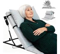 Respaldo de cama eléctrico con reposabrazos, soporte médico ajustable de 2 a 80°, elevador de almohada portátil para cuello, cabeza y soporte lumbar, carga de 300 kg