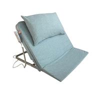 Respaldo de cama eléctrico para ancianos, soporte portátil para cuello y lumbar con cojín para la cabeza para mayor comodidad y alivio del dolor