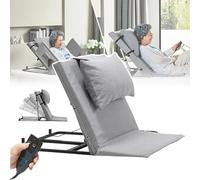 Respaldo De Cama Elevable Eléctrico Portátil Con Control Remoto, Ajustable De 2 A 65°, Para Sentarse, Para La Zona Lumbar Del Cuello, Cojín Y Reposacabezas Lavables(75 * 120cm)
