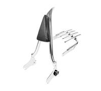 Respaldo de motocicleta Ajuste para Harley Road King Electra Glide Street FLHR Touring 1997-2008 respaldo desmontable Sissy Bar pasajero(Docking Kit)