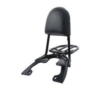 Respaldo de motocicleta Ajuste para Harley VRSCAW v-rod Night Rod Special 2007-2011 motocicleta Sissy Bar respaldo portaequipajes placa base(Black)