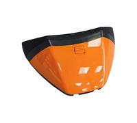 Respaldo de motocicleta Apto para HONDA PCX150 PCX160 2021-2025 respaldo asiento trasero pasajero cojín motocicleta caja herramientas almacenamiento(Orange)
