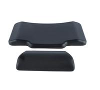 Respaldo de Pasajero de Motocicleta, KIMISS 3 Cm de Espesor Caja Trasera Respaldo de Pasajero Soporte de Amortiguación Almohadilla Trasera de Cuero de PU para Motocicleta