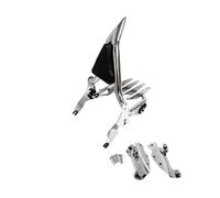 Respaldo del pasajero extraíble Compatible con Harley 2009 Up Road King Street Glide Ultra Electra Sissy Bar portaequipajes trasero respaldo de pasajero(09-13 For Touring CH Set)
