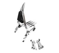 Respaldo del pasajero extraíble Compatible con Harley 2009 Up Road King Street Glide Ultra Electra Sissy Bar portaequipajes trasero respaldo de pasajero(14 Up For Touring CH Set)
