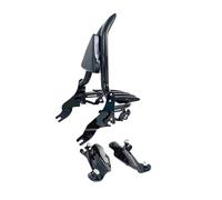 Respaldo del pasajero extraíble Compatible con Harley Touring Road King Speical Street Glide CVO Ultra portaequipajes trasero pasajero Sissy Bar respaldo(For Touring Set 09-13)