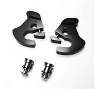Respaldo del Pasajero Sissy Bar Kit de clips cierre para barra respaldo pasajero, montaje giratorio y desmontable, color negro, compatible con Harley-Davidson Respaldo de motocicleta