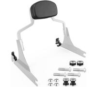 Respaldo desmontable Sissy Bar respaldo vertical del pasajero con almohadilla para Harley Breakout FXSB 2013-2017 (cromo)