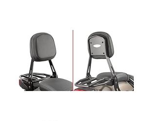 Respaldo específico Negro con Soporte para alforjas Honda CMX 500 Rebel (17 > 18) - TS1160B