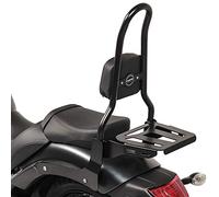 Respaldo L3 Compatible para Kawasaki Vulcan S/Café 15-25 con Portaequipaje Negro