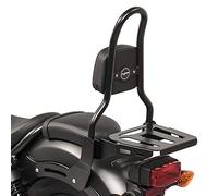 Respaldo M3 Compatible para Kawasaki Vulcan 900 Classic/Custom 15-17 Portaequipaje Negro