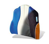 Respaldo moldeado de espuma viscoelástica con memoria de forma multiportancia de muy alta densidad, ancho sillón de 44 a 50 cm.