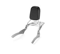 Respaldo Motocicleta Almohadilla De Respaldo Para Barra Sissy Motocicleta Para Yamaha Dragstar 400 Classic 1998-2018, Kit Portaequipajes Repuesto Barra Sissy Rejilla