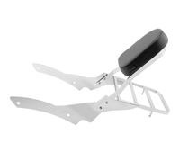 Respaldo Motocicleta Portaequipajes Trasero Sissy Bar Para Motocicleta Para Yamaha V Star XVS650 Para Custom 1996-2017 Almohadilla Respaldo Asiento Barra Sissy Rejilla