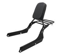 Respaldo Motocicleta Respaldo De Motocicleta Con Portaequipajes Para VT750C2B Para Shadow Phantom 2010-2018, Almohadilla Acolchada Barra Sissy Rejilla