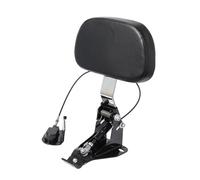 Respaldo Motociclista Ajustable Respaldo para Conductor Motocicleta + Kit Montaje Brazo Negro Ajustable para Touring para Electra para Glide para Road para King (2009-2020)