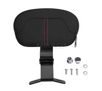 respaldo para asiento trasero Apto para Harley Touring Road King CVO, respaldo para conductor delantero, piezas de almohadilla de montaje de barra Sissy para motocicleta Respalda para moto(Red)