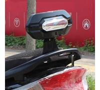 Respaldo para motocicleta, cómodo soporte para conductor, soporte trasero desmontable, accesorios de deslizamiento de carretera, respaldo del pasajero para scooter