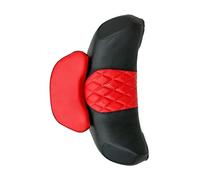 Respaldo para Pasajero Soporte De Estante Trasero para Motocicleta, Alforja Pasajero, Almohadilla Respaldo para BMW K1200GT(Black-Red)