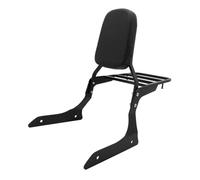 Respaldo Para Pasajero Trasero De Motocicleta Con Almohadilla Para Portaequipajes Para Yamaha Para Stryker 1300 XVS1300 2011-2017(Black)