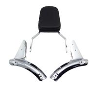 Respaldo Pasajero Conductor Motocicleta Respaldo de motocicleta Piezas cromado con almohadilla para Shadow Aero 1100