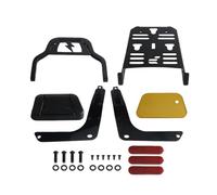 Respaldo pasajero extraíble Ajuste para Harley Fat Bob 114 FXFB FXFBS 2018-22 23-25 pantalones cortos motocicleta Sissy Bar estante perfil bajo Trasero Desmontable(Golden)