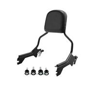 Respaldo pasajero extraíble Portaequipajes con respaldo barra Sissy motocicleta apto para Harley Fat Boy Breakout FXBR FLFB 2018-2023 Trasero Desmontable(Black Set)