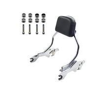 Respaldo Pasajero Motocicleta Kits de anclaje para respaldo trasero desmontable corto motocicleta para Sport Glide para Low Rider ST con alforja