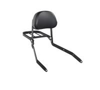 Respaldo Plegable Motocicleta para ZONTES 125C C125 125, Portaequipajes Trasero, Soporte para Alforja Lateral, Bolsa Viaje Cuero Portaequipajes Trasero para Motocicleta(Backrest and Rack)