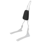 Respaldo Trasero Barra De Respaldo Para Pasajero Trasero Motocicleta Para Suzuki Boulevard C90 2005-2009, Cómoda Almohadilla Para Asiento Y Motocicleta Barra Sissy(Plata)
