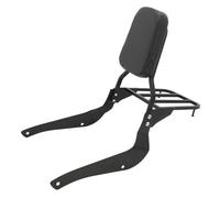 Respaldo Trasero Cojín Para Portaequipajes De Motocicleta Para Suzuki Intruder Volusia VL800 2001-2012, Respaldo Trasero, Almohadilla Carga Motocicleta Barra Sissy(Negro)