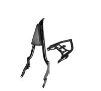 Respaldo Trasero Motocicleta para Touring para Road King para Glide para Street para Electra 2009-2025 Respaldo para Motocicleta Sissy Bar con Portaequipajes(26 Inch Set)