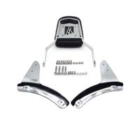 Respaldo Trasero Motocicleta Sissy Bar para Motocicleta para Shadow Aero 1100, Piezas De Respaldo En Llamas con Almohadilla Cuero, Accesorios, Repuesto, Parte Trasera del Pasajero