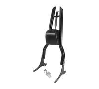 Respaldo trasero negro para pasajero de motocicleta, compatible con Harley-Davidson Touring 1997-2008 Road King, Electra Glide, Street Glide, FLHR, FLHX, FLHT y FLTR, altura 76 cm