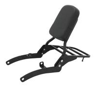 Respaldo Trasero Portaequipajes Para Motocicleta Sissy Bar Para Yamaha Para Virago XV 400 535 XV400 XV535 Almohadilla Para El Respaldo Trasero Motocicleta Barra Sissy(Negro)