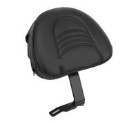 Respaldos de asiento para moto Ajuste para Harley Fatboy Heritage Softail 2007-2017 negro cromado motocicleta respaldo pasajero portaequipajes almohadilla(Style16)