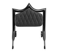 Respaldos de asiento para moto Respaldo de barra Sissy desmontable para motocicleta, color negro, apto para Harley Road Glide King 2009 y posteriores