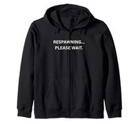 Respawning… por Favor Espere. Divertido Ventilador de Juegos Sudadera con Capucha