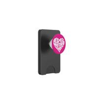 Respect Madre Figuras - Fun & Funky Love Your Mum Heart PopSockets PopWallet para MagSafe