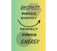 Respect Power Energy Notebook Yellow Blue